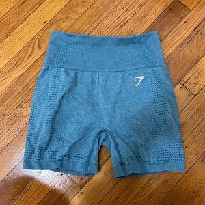 Gymshark vital seamless 2.0 shorts. Color: Tahoe teal marl